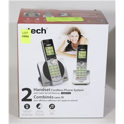 NEW VTECH - 2 HANDSET CORDLESS SYSTEM