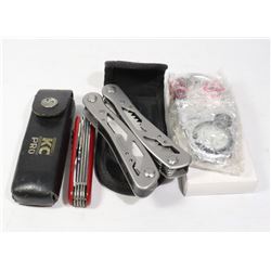 STAINLESS STEEL 5 IN 1 BOX KNIFE, POCKET KNIFE,