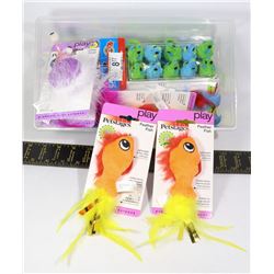 BOX OF TOYS FOR CATS AND DOGS