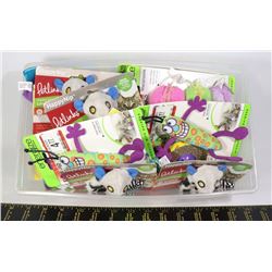 BOX OF TOYS FOR CATS AND DOGS