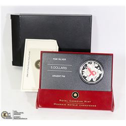 2006 SILVER PINK RIBBON RCM $5 PR COIN