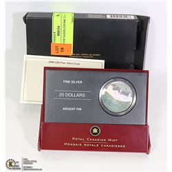 2006 SILVER SADDLEDOME $20 PR COIN