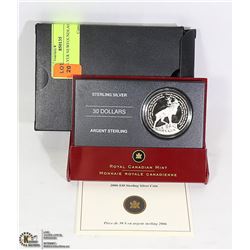 2006 STERLING SILVER NEWFOUNDLAND $30 PR COIN