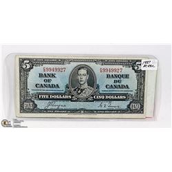 1937 FIVE DOLLAR BILL