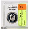 Image 1 : 1988 CANADA SILVER PROOF $1 DOLLAR