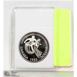 1983 CANADA SILVER PROOF $1 DOLLAR
