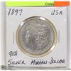 Image 1 : 1897 MORGAN SILVER DOLLAR