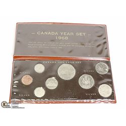 1968 WITH SILVER YEAR COIN SET IN HOLDER