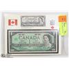 Image 1 : 1867-1967 UNCIRC. BANK NOTE IN HOLDER