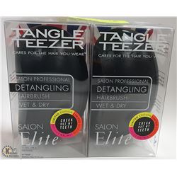 LOT OF 2 TANGLE TEEZER SALON PROFESSIONAL BRUSHES