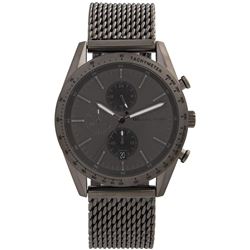 NEW MICHAEL KORS GUNMETAL TONE MSRP $355 3 CHRONO