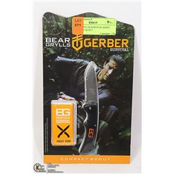 BEAR GRYLLS SURVIVAL KNIFE COMPACT SCOUT