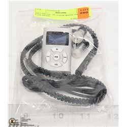 MP3 MUSIC PLAYER WITH ZIPPER EAR BUDS
