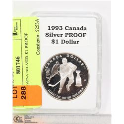 1993 CANADA SILVER $1 PROOF