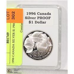1996 CANADA SILVER $1 PROOF