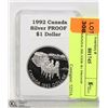 Image 1 : 1992 CANADA SILVER $1 PROOF