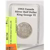 Image 1 : CANADIAN SILVER HALF DOLLAR 1943