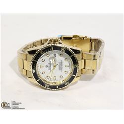 ROLEX REPLICA WATCH , GOLD TONE WITH BLACK FACE
