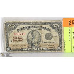 CAD 1923 SHINPLASTER