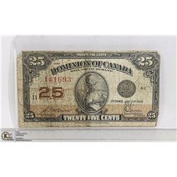 CAD 1923 SHINPLASTER