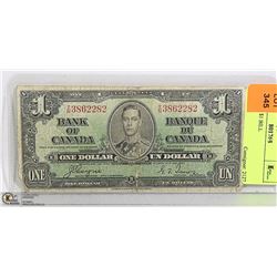 CAD 1937 $1 BILL