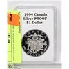 Image 1 : 1994 CANADA SILVER $1 PROOF