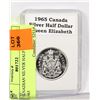 Image 1 : CANADIAN SILVER HALF DOLLAR 1965