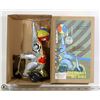 Image 1 : TIN ELEPHANT ON BICYCLE TOY WITH BOX