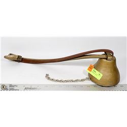 ANTIQUE BRASS BULL BELL