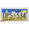 Image 1 : ALASKA CENTENNIAL LICENSE PLATE