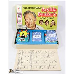 ARCHIE BUNKER CARD GAME SET IN BOX
