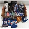 Image 2 : LOT OF 15 EDMONTON OILERS ITEMS