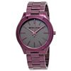 Image 2 : NEW MICHAEL KORS PLUM TONE WATCH MSRP $255