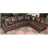 Image 1 : NEW JERSEY LEATHERETTE SECTIONAL