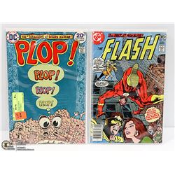 THE FLASH #262& PLOP #3 COLLECTORS COMICS