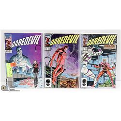 DAREDEVIL COMICS # 239, 241, 244