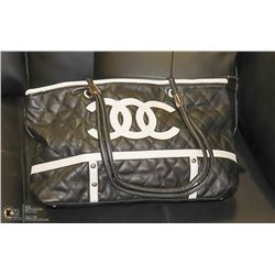 NEO MONOGRAMMED PADDED LEATHER HANDBAG