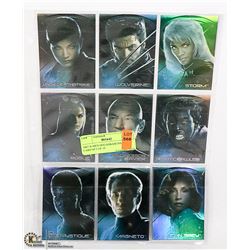 2003 X-MEN HOLOGRAM INSERT CARD SET OF 10
