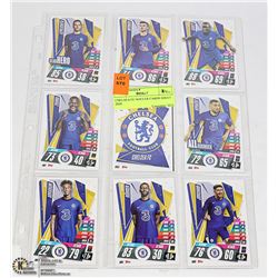 CHELSEA EU SOCCER CARDS SHEET 2020