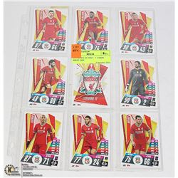 LIVERPOOL EU SOCCER CARDS SHEET 2020