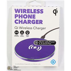 NEW GEMS QI WIRELESS PHONE CHARGER