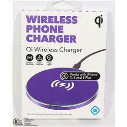 NEW GEMS QI WIRELESS PHONE CHARGER