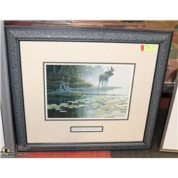 1984 ROBERT BATEMAN MOOSE PRINT