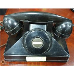UNIQUE ANTIQUE DESK TELEPHONE BEFORE THE DIAL