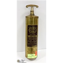 ANTIQUE BRASS QUICK AID FIRE EXTINGUISHER