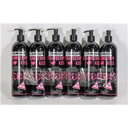 6 PACK SHAMPOOHEADS PROFESSIONAL STRAWBERRY KISS