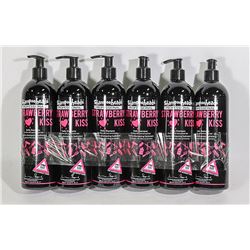 6 PACK SHAMPOOHEADS PROFESSIONAL STRAWBERRY KISS