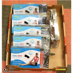 CASE OF NEW COOL HEAT REUSABLE KNEE PAD HEAT KIT