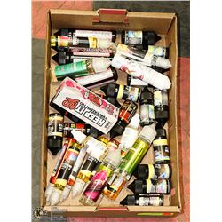 FLAT OF VAPE IN VARIOUS SIZES, FLAVOURS, BRANDS,