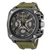 Image 2 : NEW DIESEL TRIPLE CHRONO GREEN SILICON STRAP $395